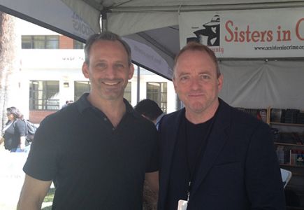 With Dennis Lehane At LA Times Festival Of Books
